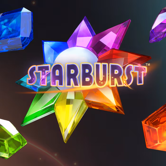 Starburst slot featuring cosmic gems with expanding wilds and win-both-ways gameplay